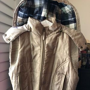 Petite Free People Vest with Hoody